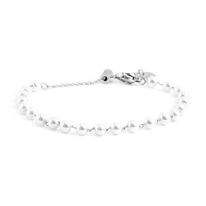 Bracciale catena con perle 4,3mm - Marlu'