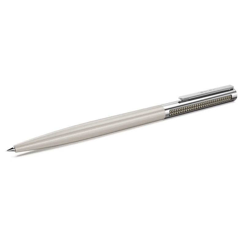 Penna a sfera Matrix Tennis Laccato beige, cromatura Swarovski