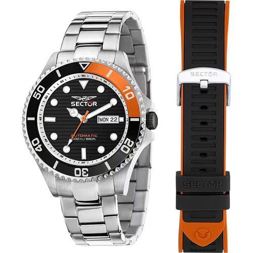Orologio Sector  Uomo Automatic 230 Black 43mm