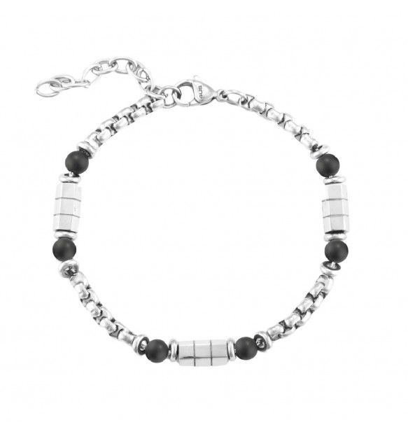 Bracciale 4US Cesare Paciotti onice uomo 4UBR7011 Bracciale 4US Cesare Paciotti onice uomo 4UBR7011