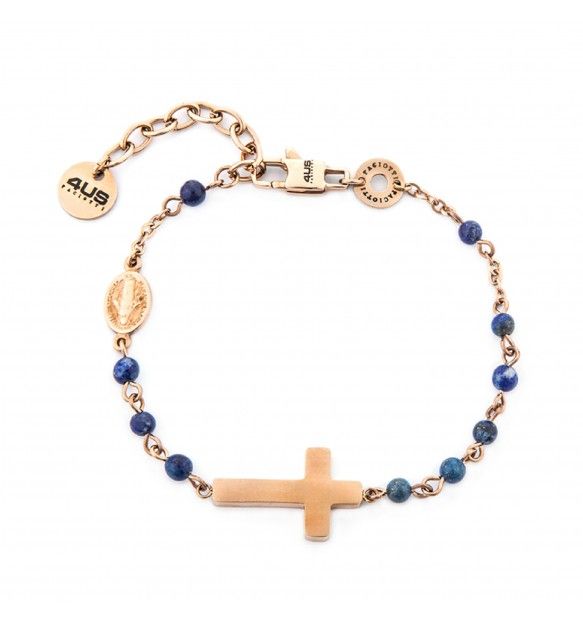 Bracciale 4US Cesare Paciotti rosario uomo 4UBR7506 Bracciale 4US Cesare Paciotti rosario uomo 4UBR7506