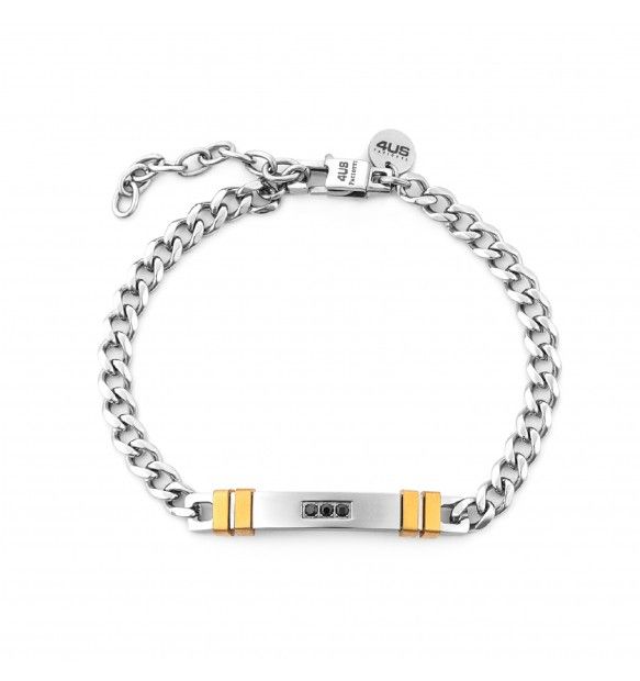 Bracciale 4US Cesare Paciotti uomo 4UBR7557 Bracciale 4US Cesare Paciotti uomo 4UBR7557