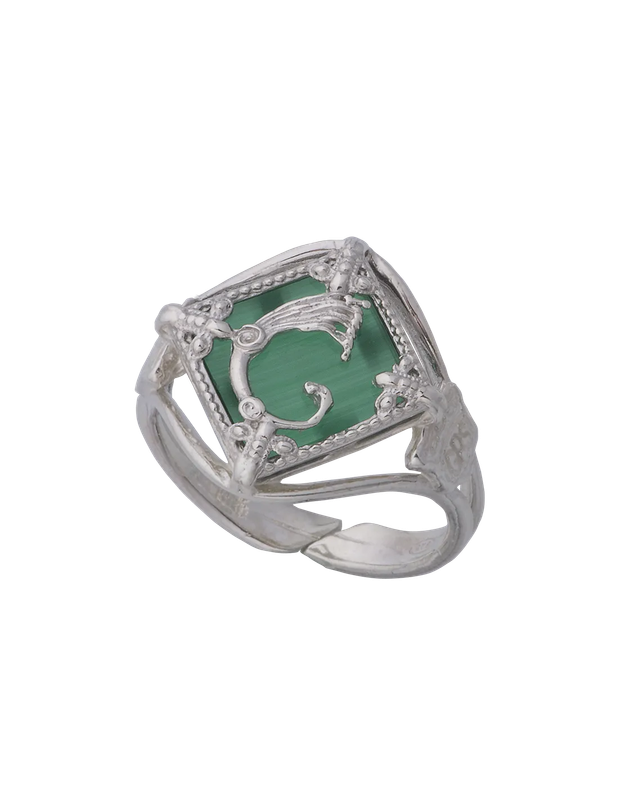 Anello Rhombus Verde  - Spadafora gioielli