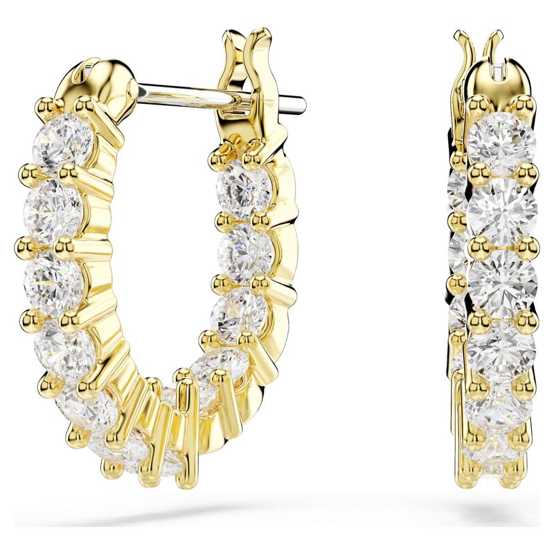 Orecchini a cerchio Matrix Vittore Swarovski