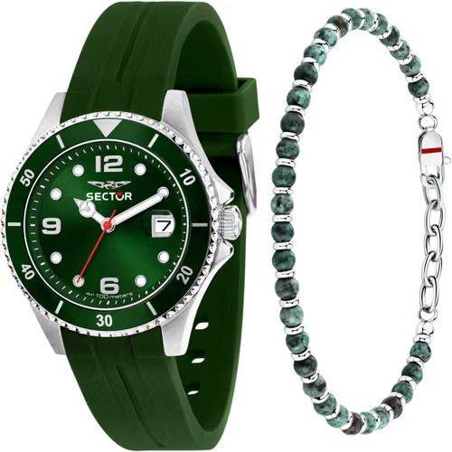 Orologio Sector 230 verde & bracciale 39 mm Orologio Sector 230 verde & bracciale 39 mm