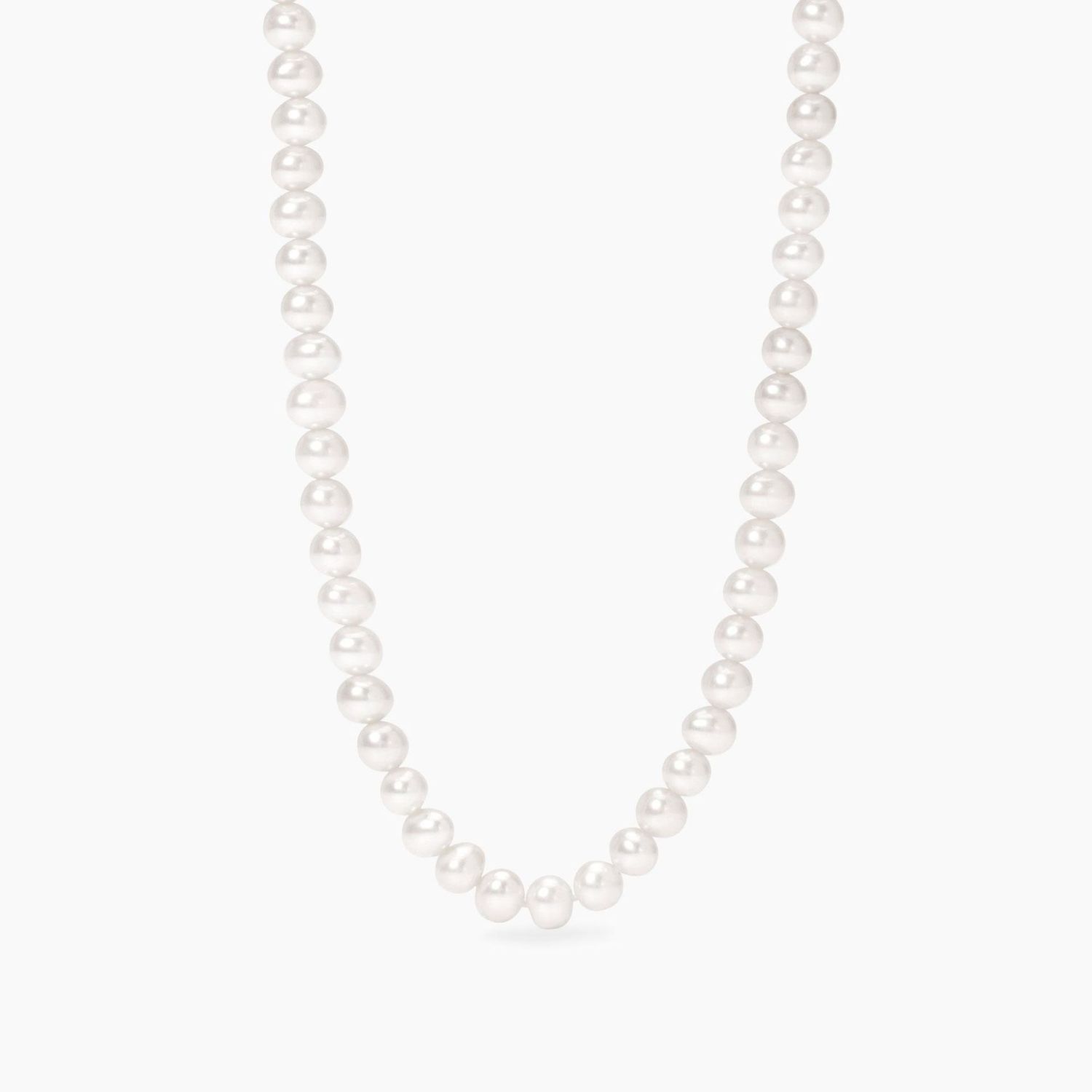 Girocollo da donna in argento con perle coltivate LOUISE - Mabina Donna