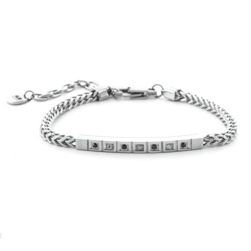 Bracciale Uomo 4US Cesare Paciotti Acciaio Targhetta 4UBR6989 Bracciale Uomo 4US Cesare Paciotti Acciaio Targhetta 4UBR6989