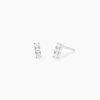 Orecchini trilogy con diamanti lab-grown  - MABINA My Diamond