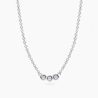 Girocollo trilogy con diamanti lab-grown  - MABINA My Diamond