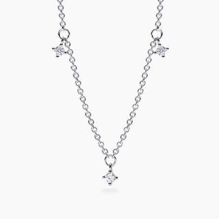 Girocollo con punti luce in diamanti lab-grown  - MABINA My Diamond