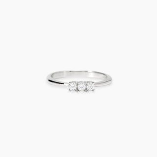 Anello trilogy con diamanti lab-grown 0,06 carati - MABINA My Diamond Anello trilogy con diamanti lab-grown 0,06 carati - MABINA My Diamond