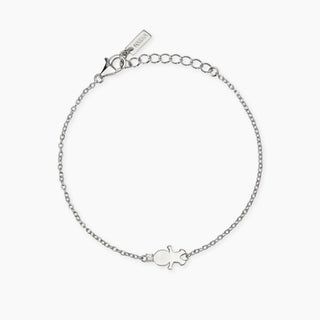 Bracciale con simbolo bimbo con diamante lab-grown  - MABINA My Diamond