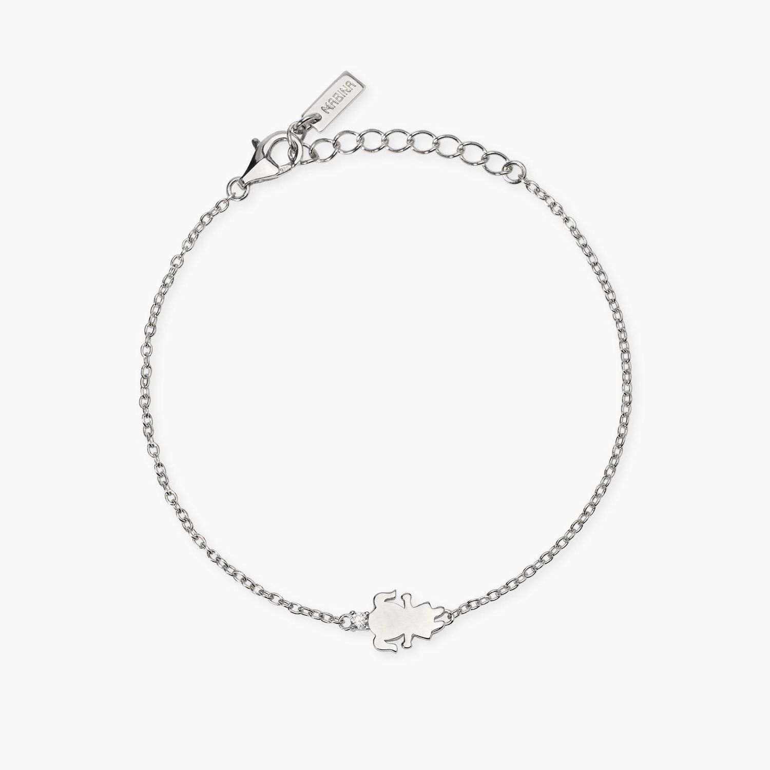 Bracciale con simbolo bimba con diamante lab-grown  - MABINA My Diamond