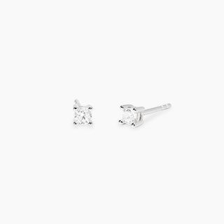 Orecchini punto luce con diamanti lab-grown 0,1 carati  - MABINA My Diamond