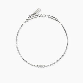 Bracciale trilogy con diamanti lab-grown  - MABINA My Diamond