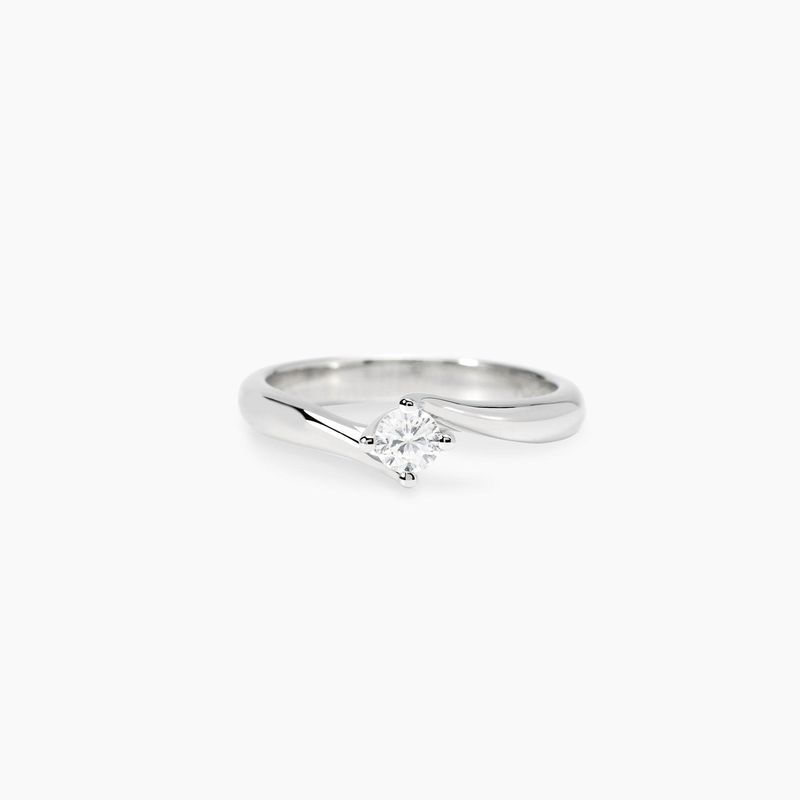 Anello solitario con diamante lab-grown 0,20 carati  - MABINA My Diamond