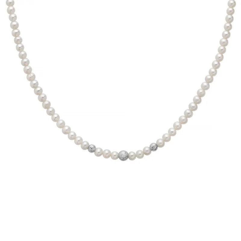 Collana "Perla" 4-4.5 Con Baule Miluna