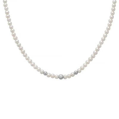 Collana "Perla" 4-4.5 Con Baule Miluna