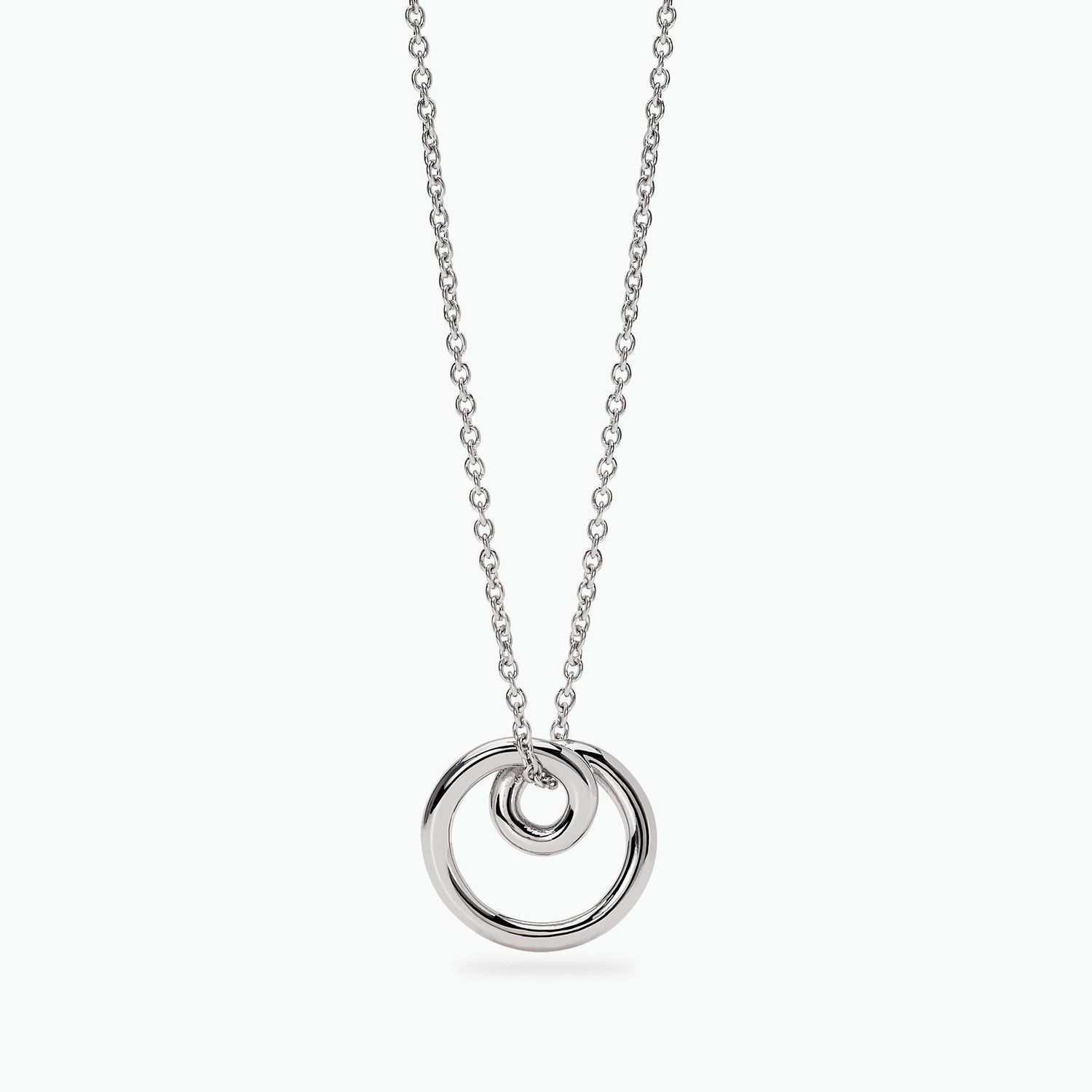 Collana girocollo donna con spirale in acciaio argentato Kidult https://cdn.0brandcommerce.com/mabina/prd/7375_2_L.jpg