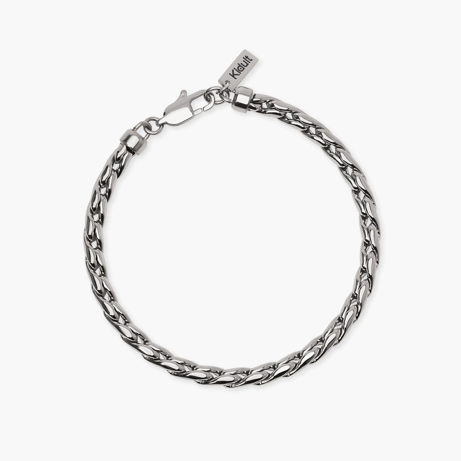 Bracciale uomo in acciaio con catena cardano Kidult