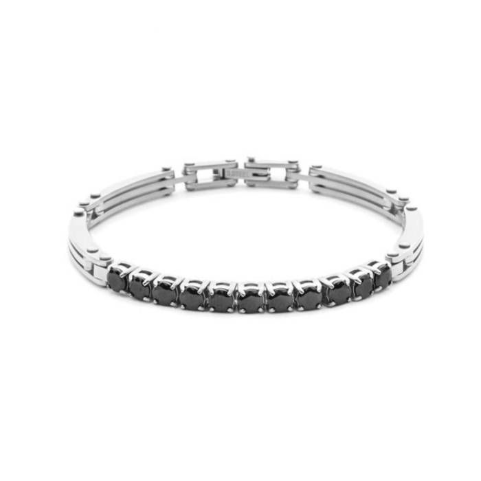 Bracciale Uomo 4US Cesare Paciotti Acciaio Tennis 4UBR8436