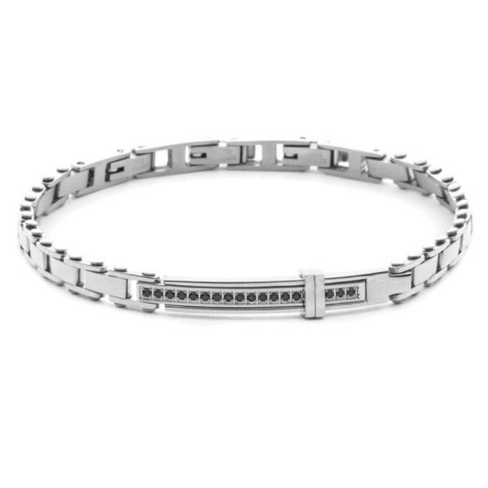 Bracciale Uomo 4US Cesare Paciotti Acciaio Targhetta 4UBR8453 Bracciale Uomo 4US Cesare Paciotti Acciaio Targhetta 4UBR8453