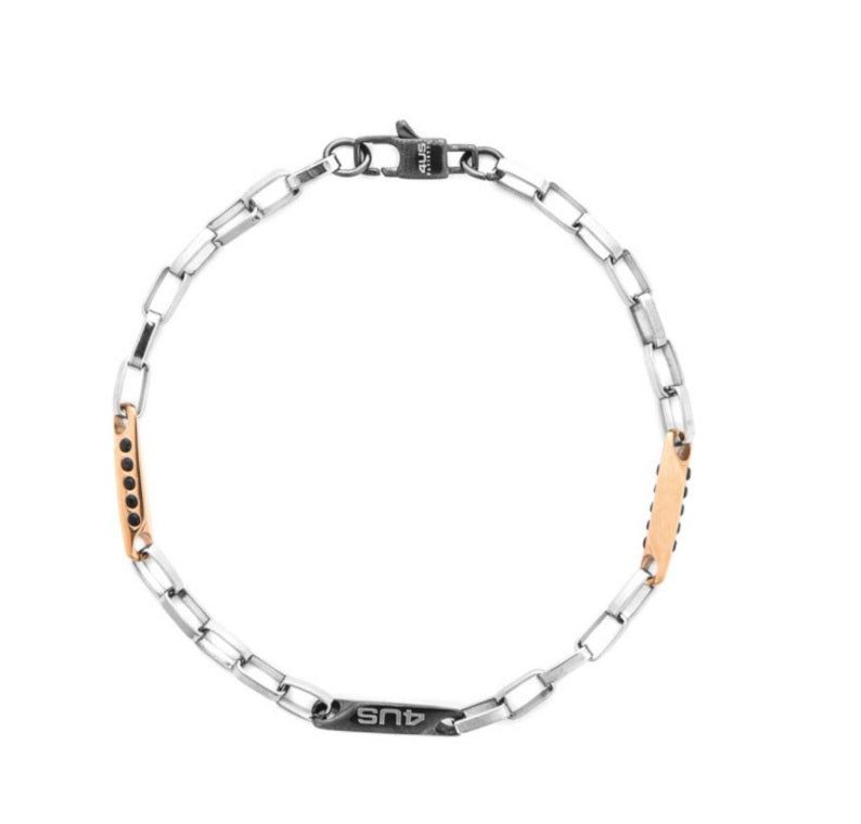 Bracciale Uomo 4US Cesare Paciotti Acciaio 4UBR8520 Bracciale Uomo 4US Cesare Paciotti Acciaio 4UBR8520