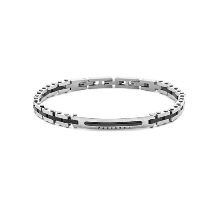 Bracciale Uomo 4US Cesare Paciotti Acciaio Targhetta 4UBR8429 Bracciale Uomo 4US Cesare Paciotti Acciaio Targhetta 4UBR8429