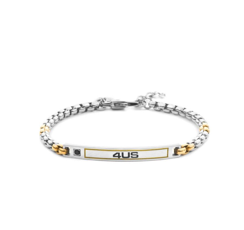 Bracciale Uomo 4US Cesare Paciotti Acciaio 4UBR8445 Bracciale Uomo 4US Cesare Paciotti Acciaio 4UBR8445