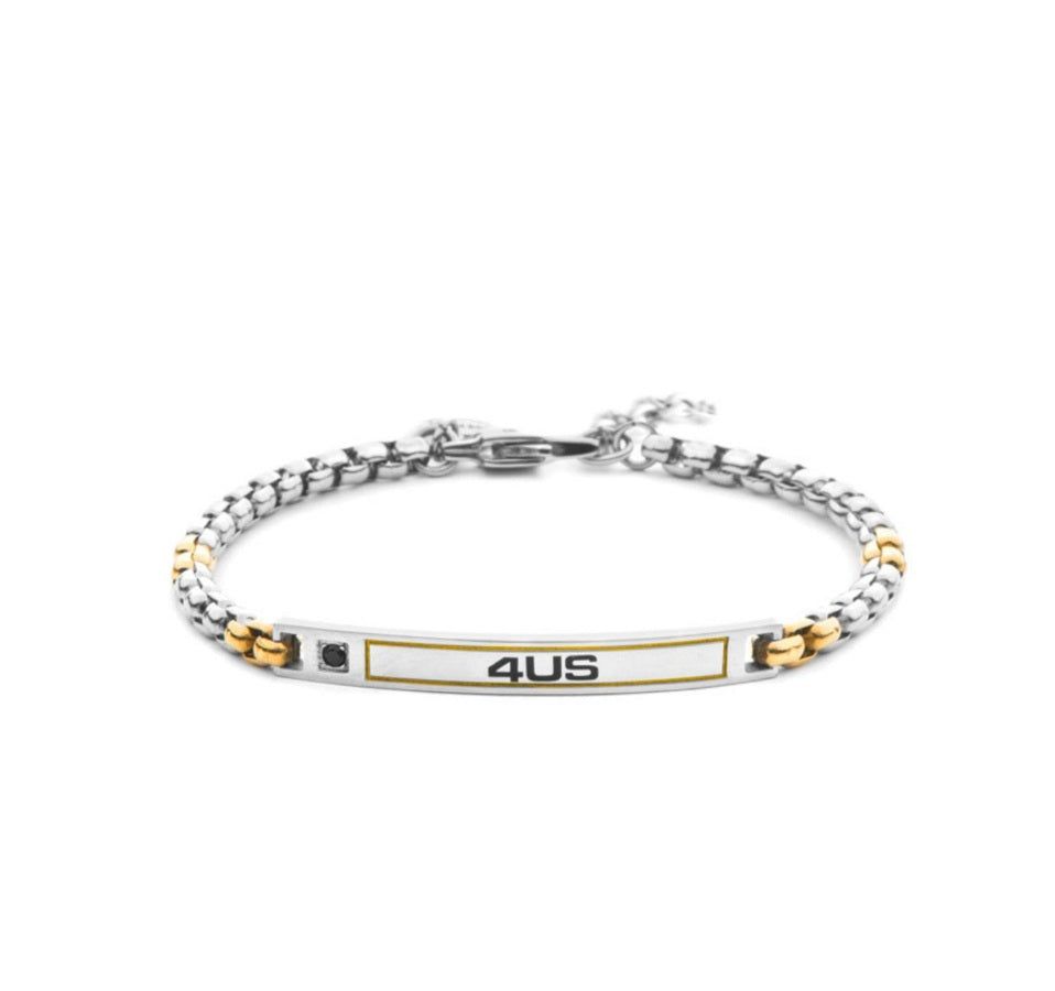 Bracciale Uomo 4US Cesare Paciotti Acciaio 4UBR8445