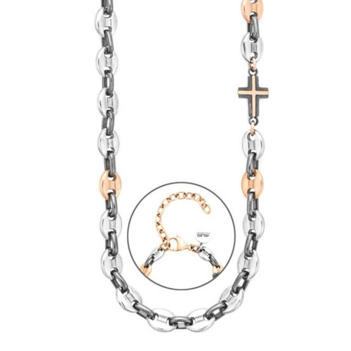 Collana Uomo 4US Cesare Paciotti Acciaio 4UCL8465 Collana Uomo 4US Cesare Paciotti Acciaio 4UCL8465