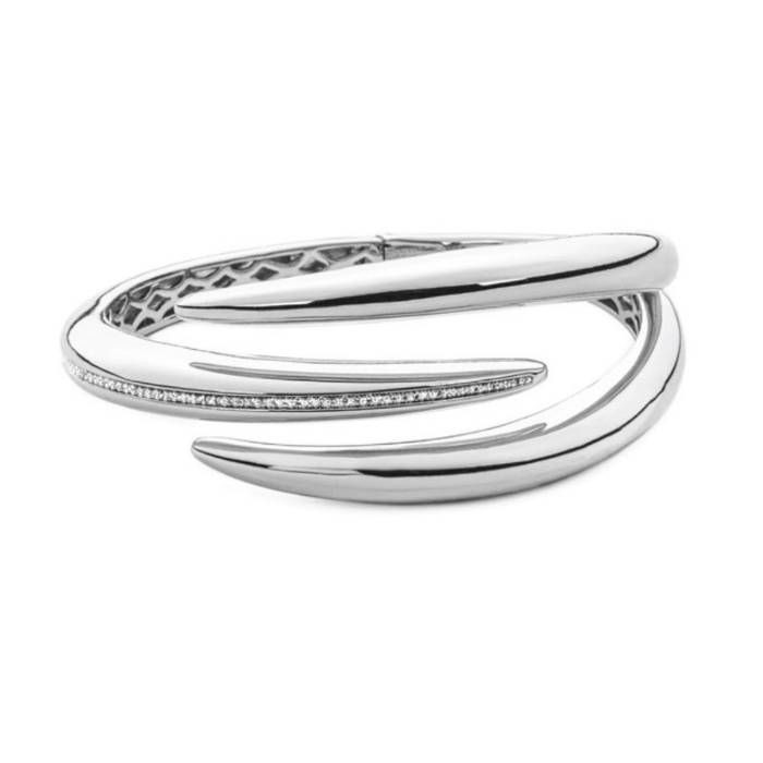 Bracciale Donna 4US Cesare Paciotti Ottone Bianco Zirconi 4UBR8553W Bracciale Donna 4US Cesare Paciotti Ottone Bianco Zirconi 4UBR8553W