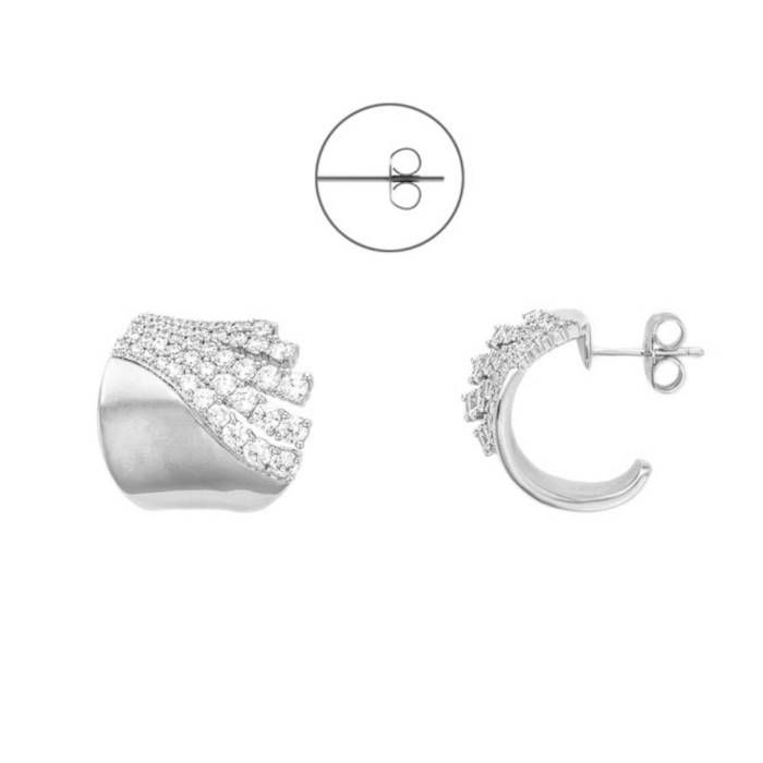 Orecchino Donna 4US Cesare Paciotti Ottone Oro Pvd Zirconi 4UOR8559W Orecchino Donna 4US Cesare Paciotti Ottone Oro Pvd Zirconi 4UOR8559W