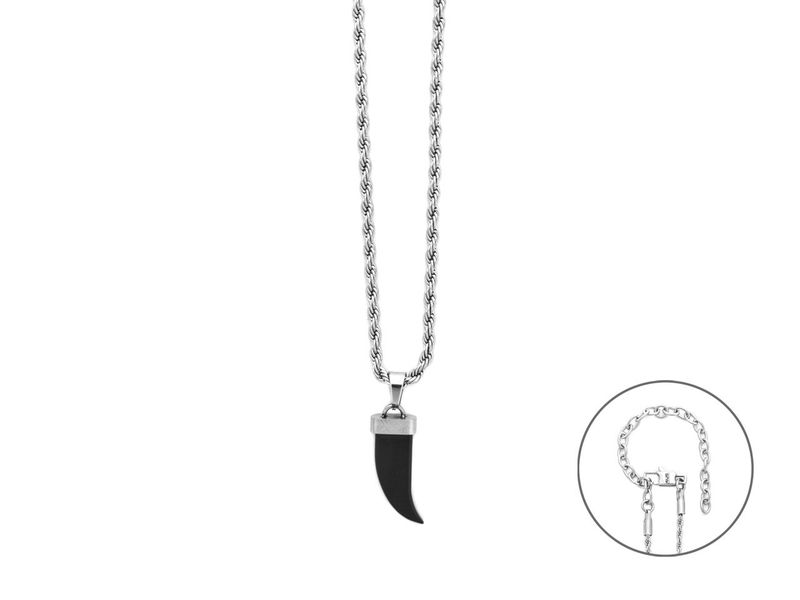 Collana Uomo 4US Cesare Paciotti Acciaio CORNO 4UCL8531 Collana Uomo 4US Cesare Paciotti Acciaio CORNO 4UCL8531