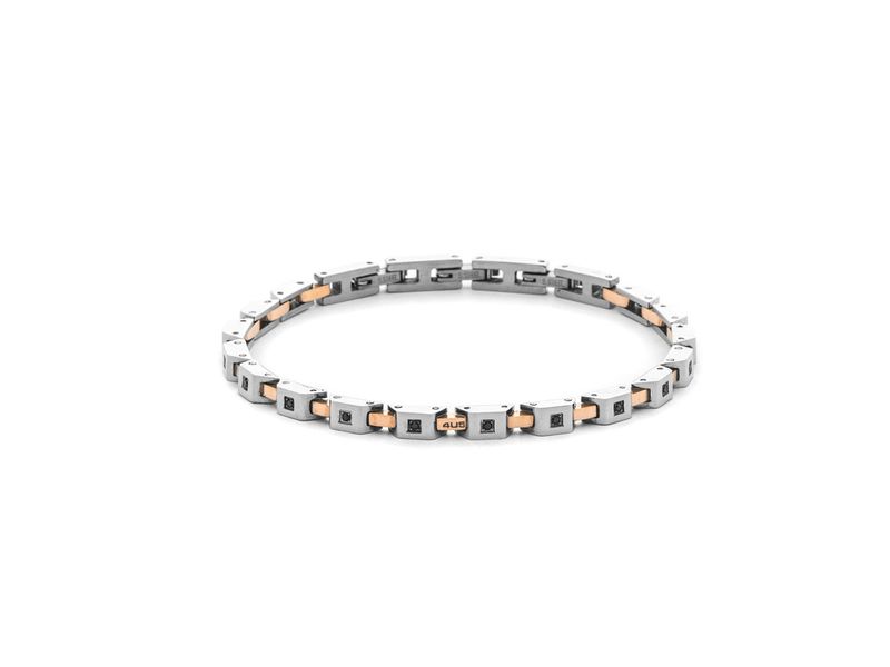 Bracciale Uomo 4US Cesare Paciotti Bicolore 4UBR8505 Bracciale Uomo 4US Cesare Paciotti Bicolore 4UBR8505