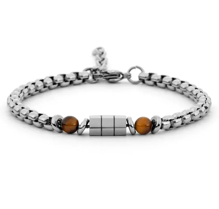 Bracciale Uomo 4US Cesare Paciotti Acciaio Barilotto 4UBR8059 Bracciale Uomo 4US Cesare Paciotti Acciaio Barilotto 4UBR8059