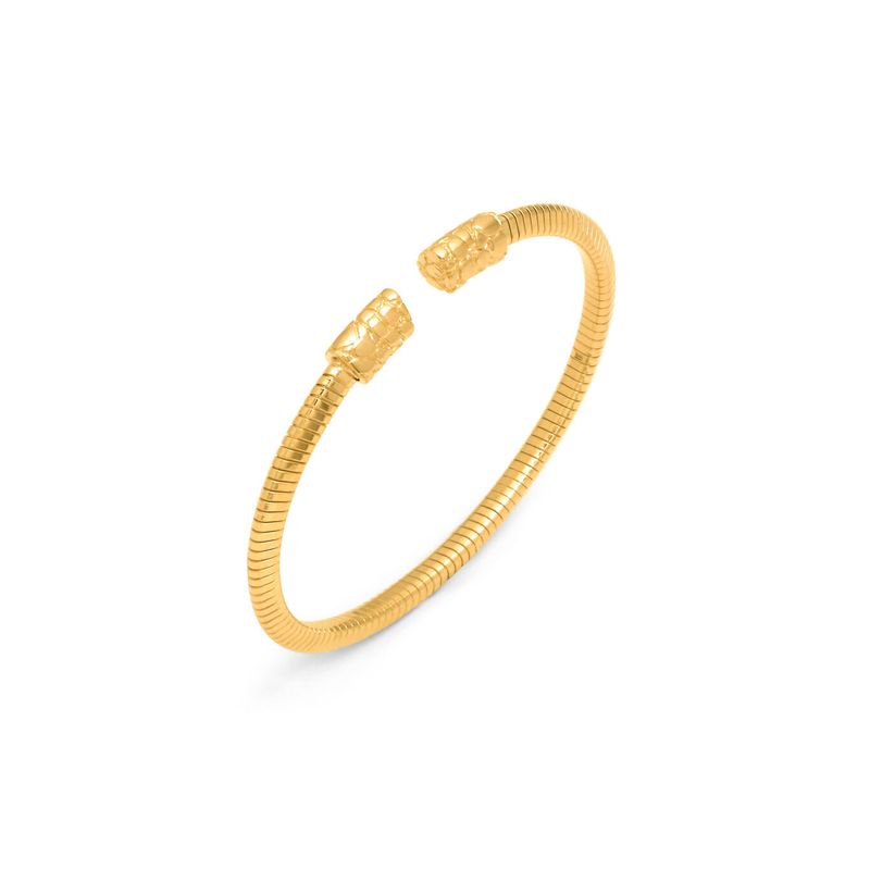 Bracciale tubogas croco piccolo dorato - Giovanni Raspini Bracciale tubogas croco piccolo dorato - Giovanni Raspini