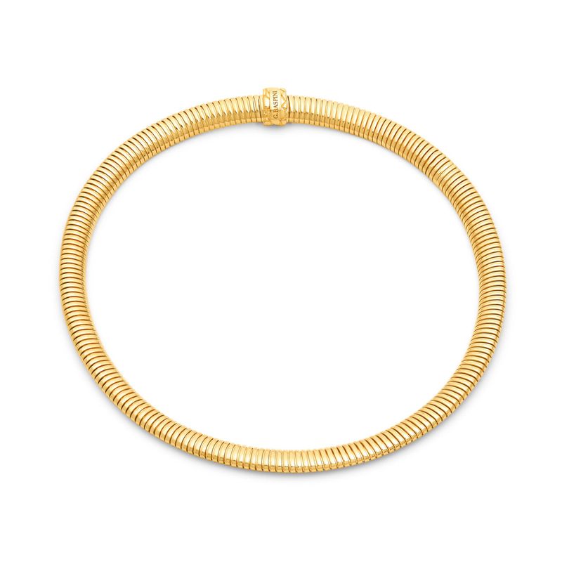 Collana tubogas dorata - Giovanni Raspini Collana tubogas dorata - Giovanni Raspini