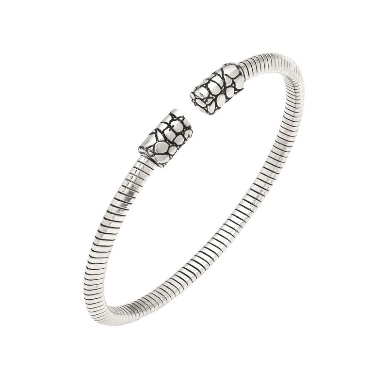 bracciale tubogas croco piccolo - Giovanni Raspini