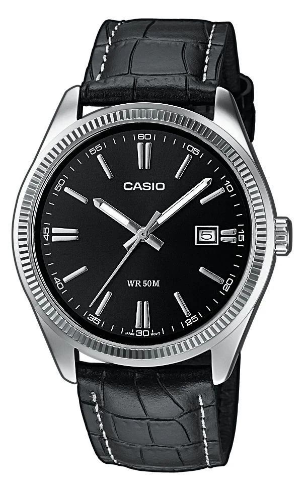 Casio Orologio Pelle Acciaio Collection