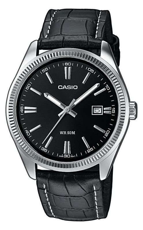 Casio Orologio Pelle Acciaio Collection