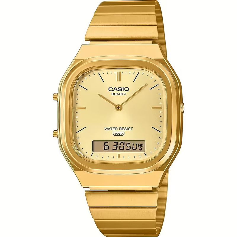 Orologio Casio Vintage Gold Quadrato Edgy Collection
