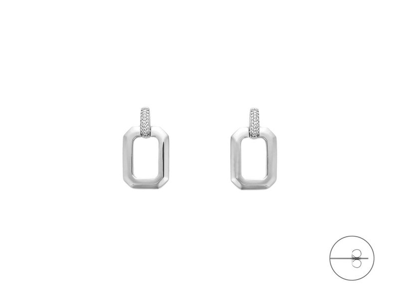 Orecchino Donna 4US Cesare Paciotti Ottone Oro Pvd Zirconi 4UOR8569W