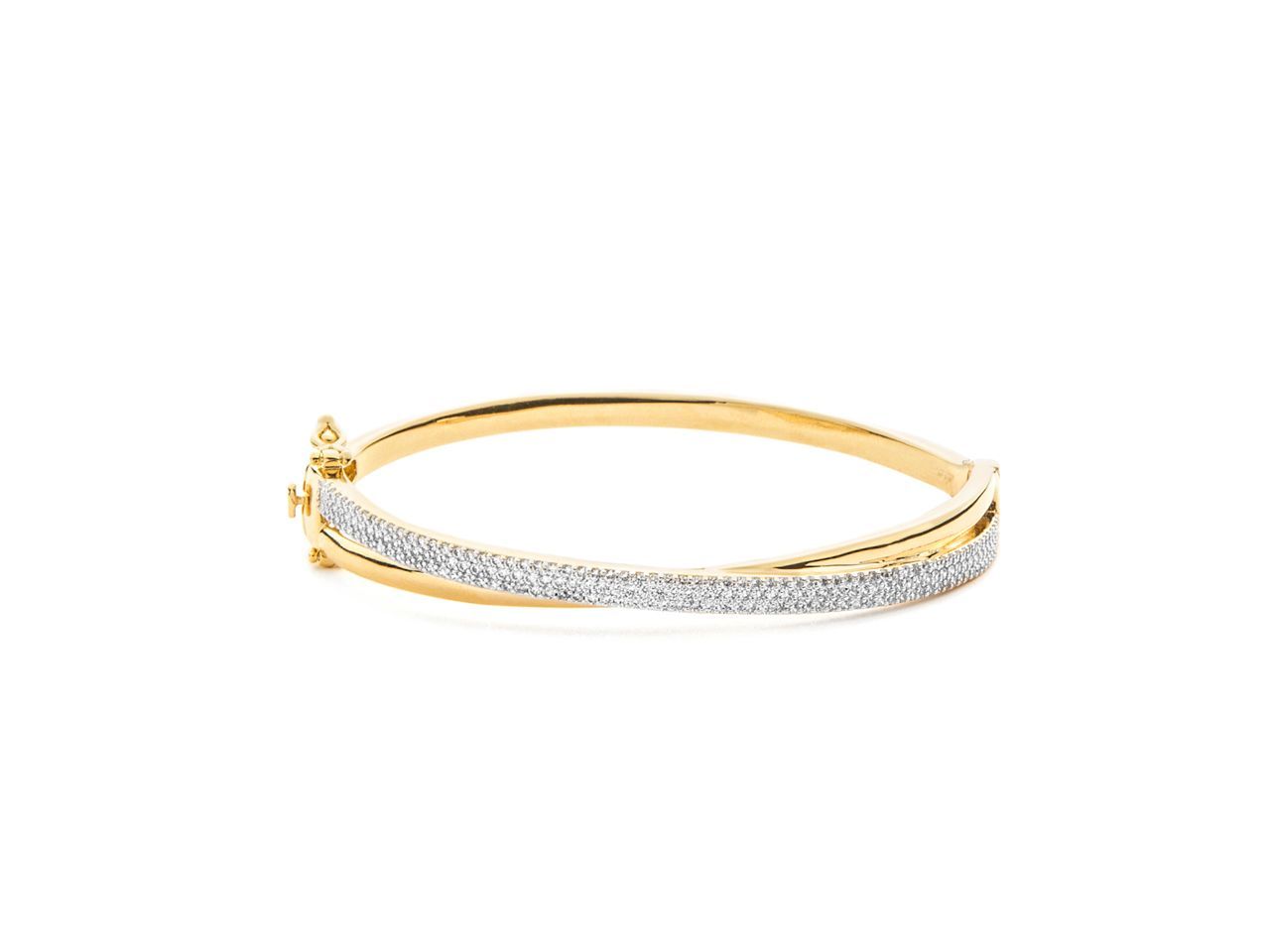 Bracciale Donna 4US Cesare Paciotti Ottone Oro Pvd Zirconi