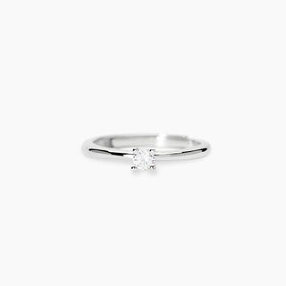 Anello solitario con diamante lab-grown 0,14 carati  - MABINA My Diamond