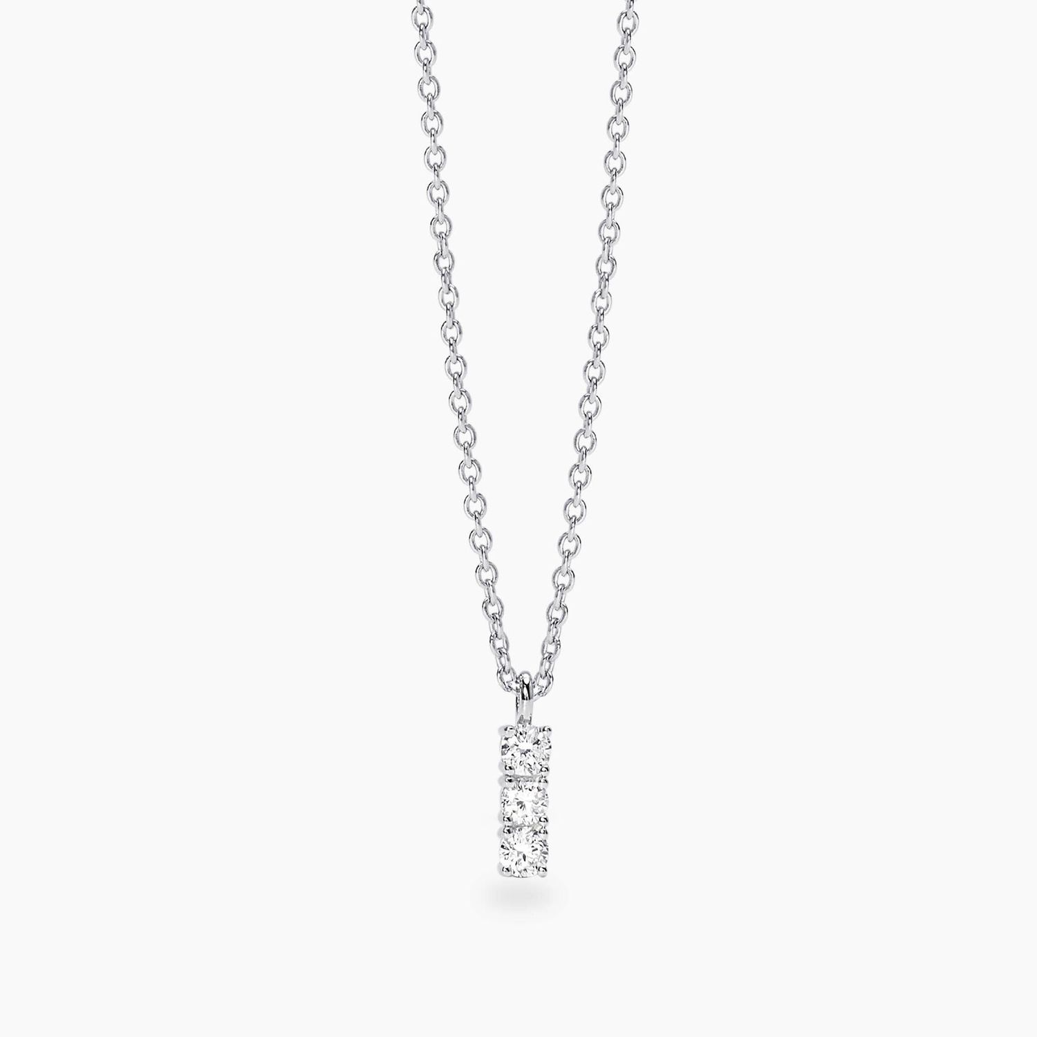 Girocollo trilogy in diamanti lab-grown 0,06 carati  - MABINA My Diamond