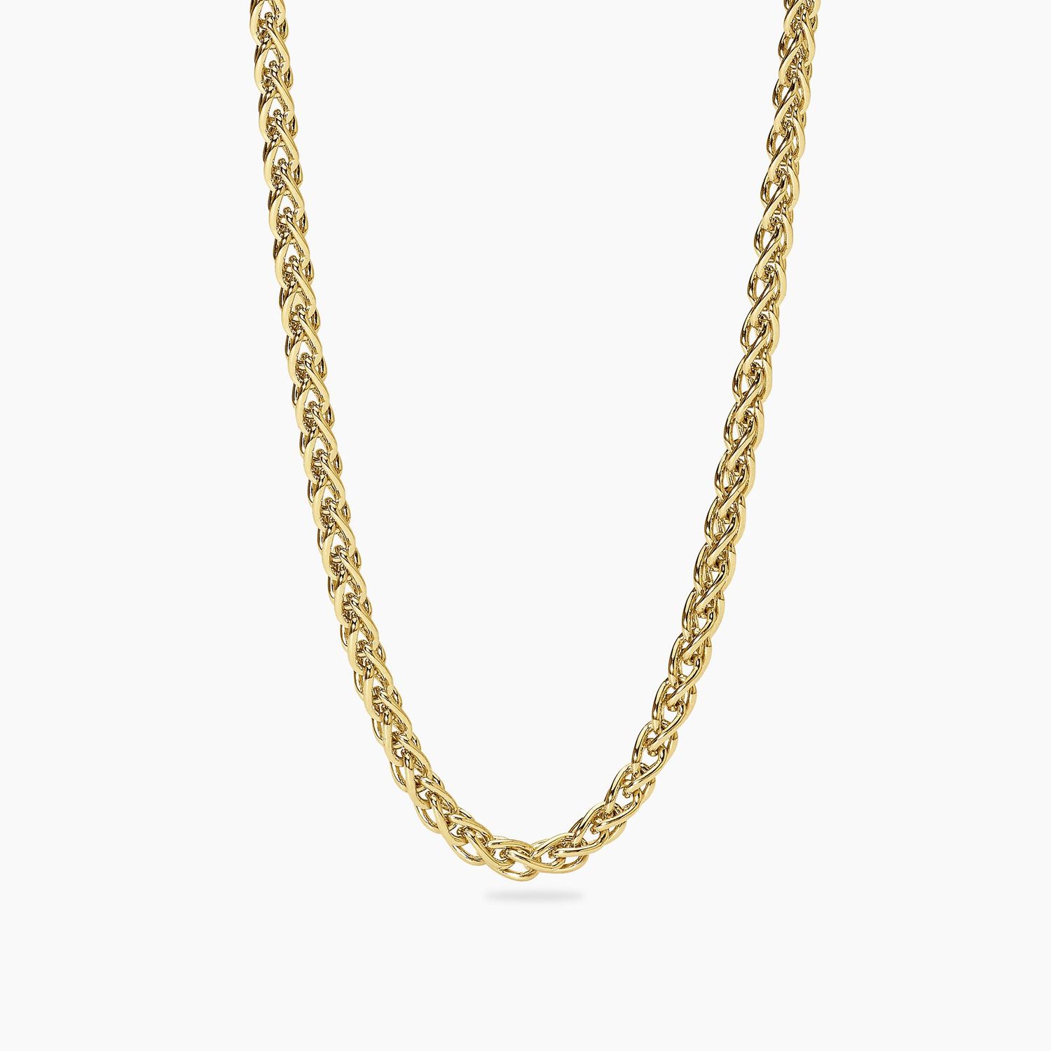 Collana in argento con catena spiga da uomo EVERY DAY -