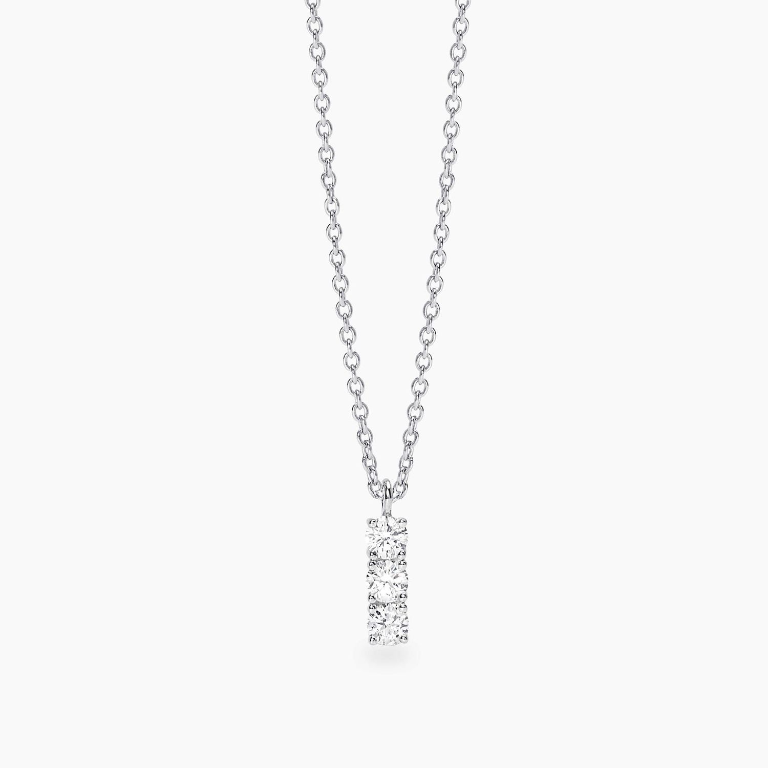 Girocollo trilogy in diamanti lab-grown 0,09 carati  - MABINA My Diamond