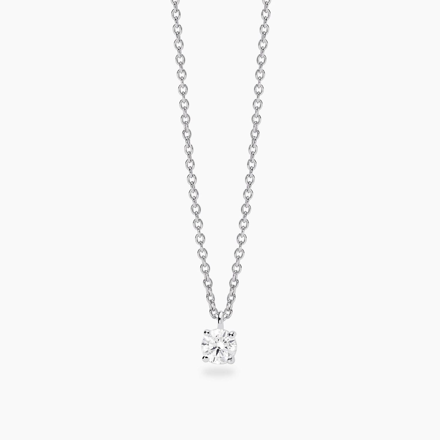 Girocollo punto luce con diamante lab-grown 0,25 carati  - MABINA My Diamond