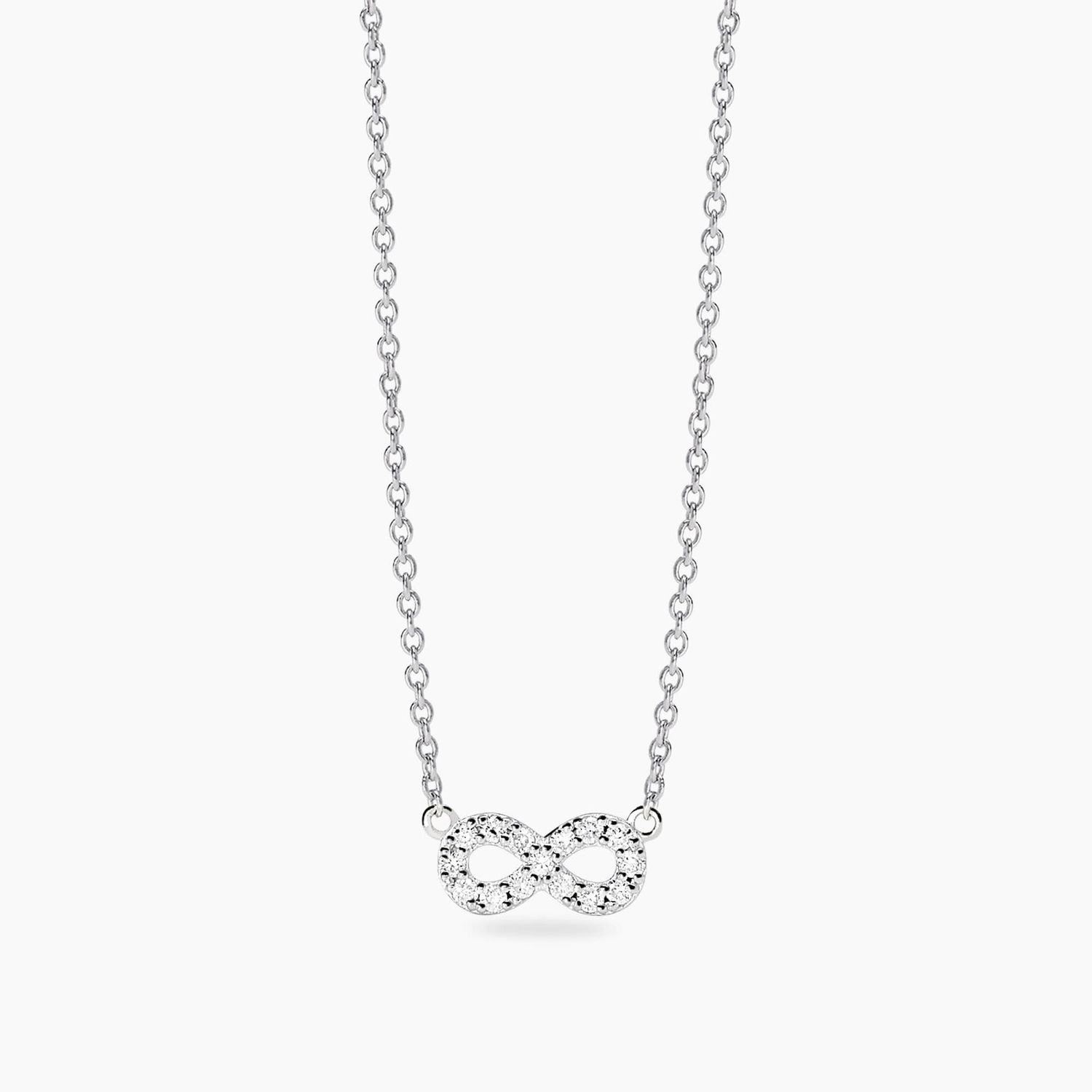 Girocollo con infinito in diamanti lab-grown 0,009 carati  - MABINA My Diamond